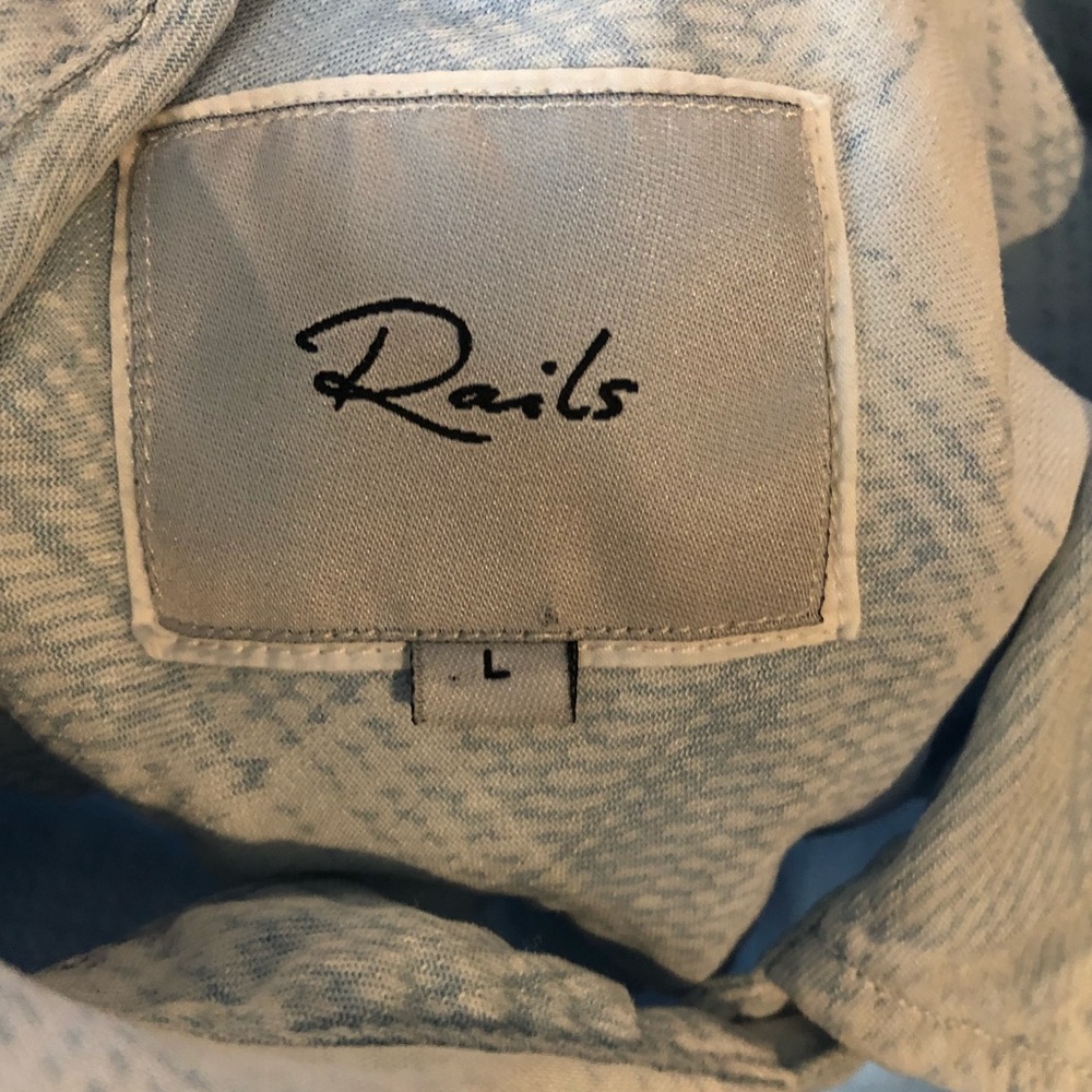 Rails Carter Melange Plaid Button Shirt - image 5